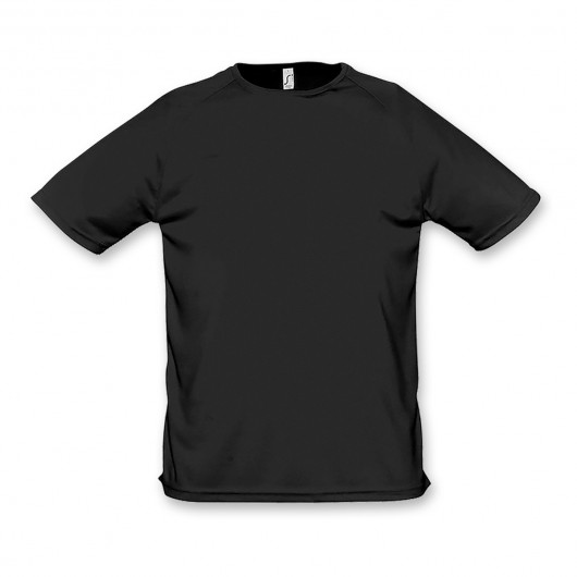 SOLS Sporty Mens Tshirts Black